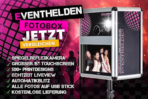 Fotobox mieten bei Eventhelden, Fotobox Ruhrgebiet, Kontaktbild